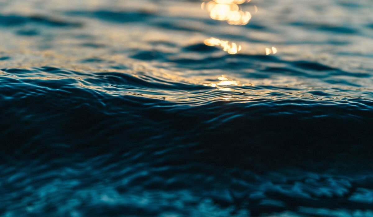 Meerwasser in der Nahaufnahme