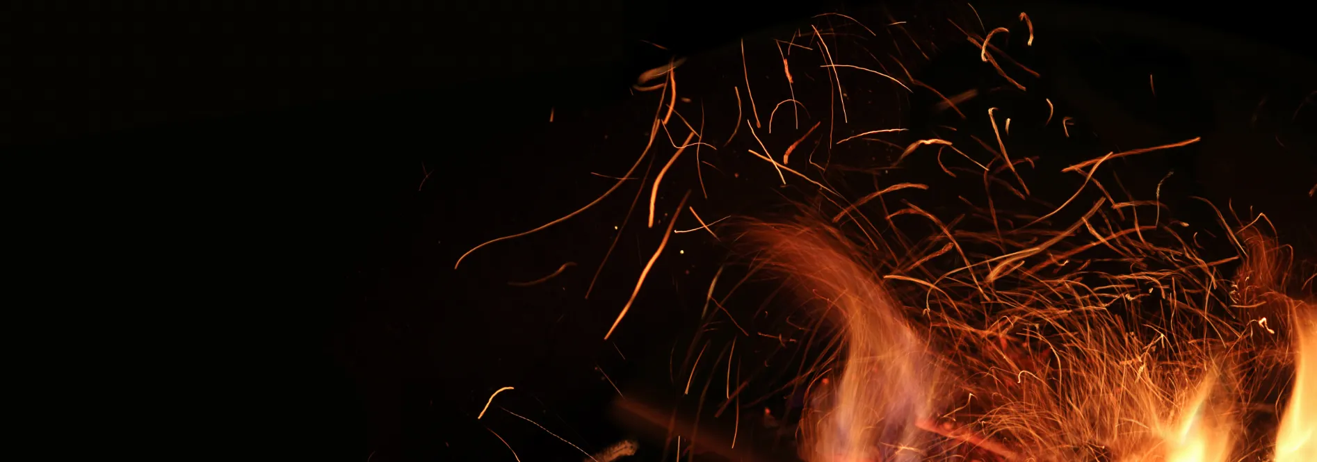Loderndes Feuer